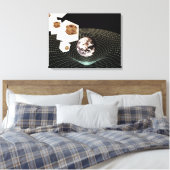 別のディメンションへの移行 キャンバスプリント (インサイチュ (寝室))