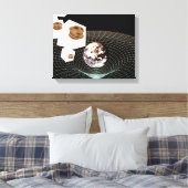 別のディメンションへの移行 キャンバスプリント (インサイチュ (寝室))