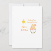 別のトリップのまわりにザサン格言誕生日カード 招待状 (正面)