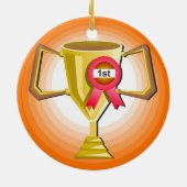 別のトロフィ セラミックオーナメント (裏面)