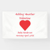 別のバレンタインの追加 横断幕 (横)