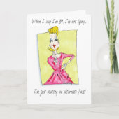 別のファクト、別のファクトのユーモアのカード カード (正面)