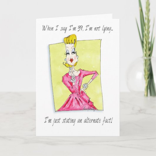 別のファクト、別のファクトのユーモアのカード カード (正面)
