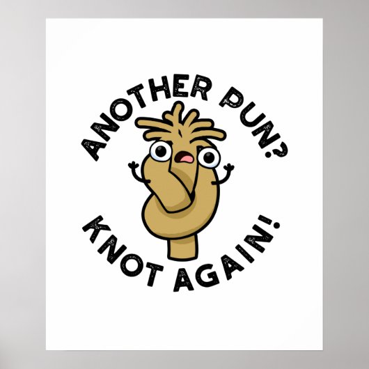 別のプリン?再び結びおもしろい目をロープで押す ポスター (正面)