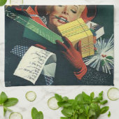 別のホリデーメルト遠くにダウンからのシュガープラム キッチンタオル (折り畳み)