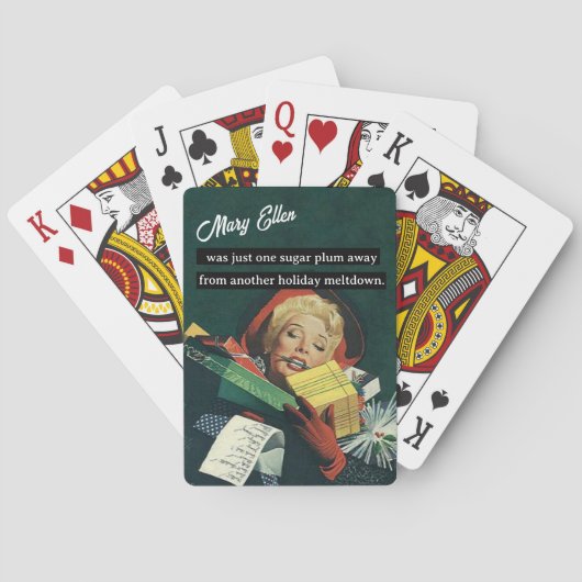 別のホリデーメルト遠くにダウンからのシュガープラム トランプ (裏面)