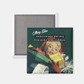 別のホリデーメルト遠くにダウンからのシュガープラム マグネット (正面/裏面)