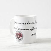 別のマグ引き裂いて下さい コーヒーマグカップ (正面左)