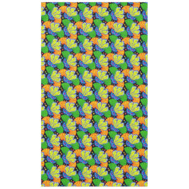 別のマルディグラポップ・アートのスファッション テーブルクロス