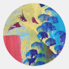 別の世界でのシールとシールのデザイン ラウンドシール