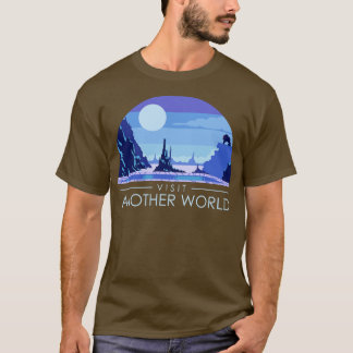 別の世界のレトロビデオゲームを訪れる Tシャツ