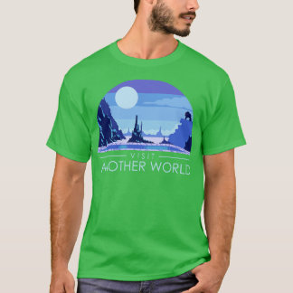 別の世界のレトロビデオゲームを訪れる Tシャツ