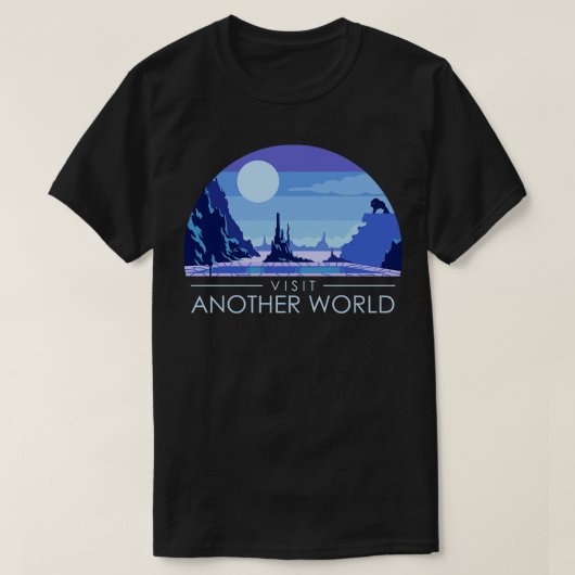 別の世界のレトロビデオゲームを訪れる Tシャツ (デザイン正面)