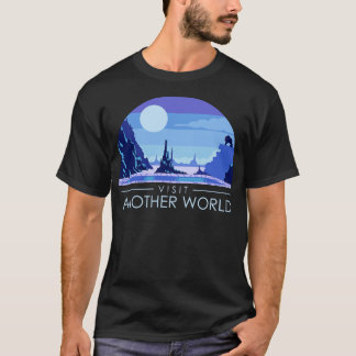 別の世界のレトロビデオゲームを訪れる Tシャツ