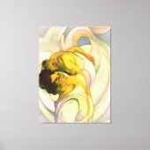 別の世界の抽象芸術芸術への出発 キャンバスプリント (正面)