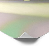 別の世界の抽象芸術芸術への出発 ポスター (角)