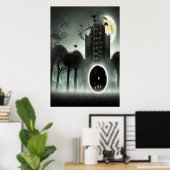 別の世界へのゲートウェイ | AIアートポスター ポスター (ホームオフィス)