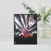 別の世界絵を描ズバイアルフレッドキツネ収集可能 ポストカード (スタンド正面)