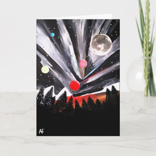 別の世絵を描界バイアルフレッドキツネ カード (正面)