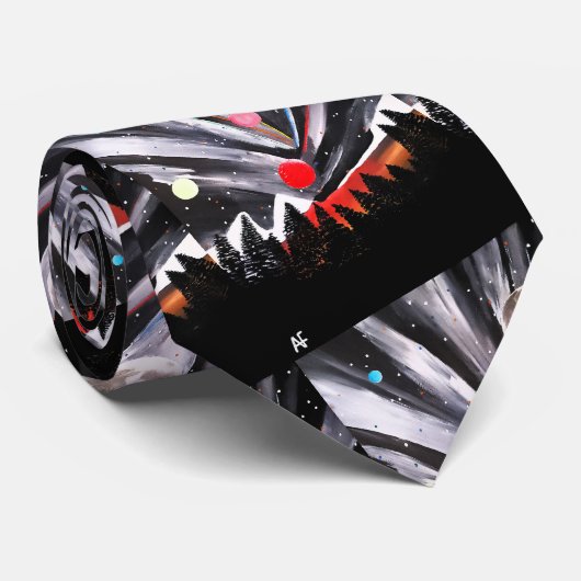 別の世絵を描界バイアルフレッドキツネ ネクタイ (ロール)