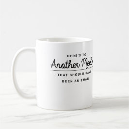 別の会議へ コーヒーマグカップ