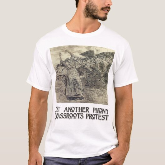 別の偽りの根本の抗議 Tシャツ (正面)