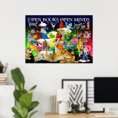 別の先生読- Literacy Poster ポスター (ホームオフィス)