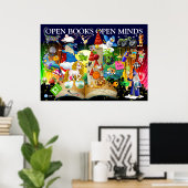 別の先生読- Literacy Poster ポスター (ホームオフィス)