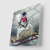 別の凍っていディナーウォールクロック スクエア壁時計 (傾斜)