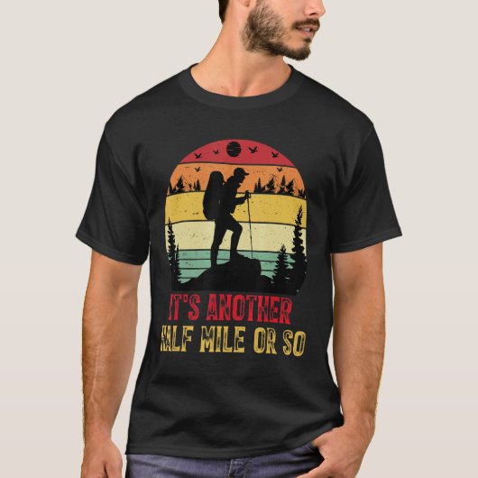 別の半マイルかそこらキャンプNatuのハイキング Tシャツ (正面)