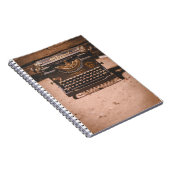 別の古いタイプライター ノートブック (右側)