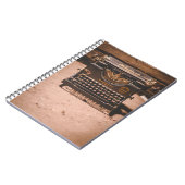別の古いタイプライター ノートブック (左側)