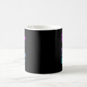 別の回線で通話中です 面白い釣りデザイン コーヒーマグカップ (中央)