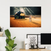 別の場所 – 世界に立ち向かう ポスター (ホームオフィス)