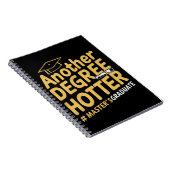 別の学位ホッタマスターの学位の卒業 ノートブック (右側)