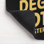 別の学位ホッタマスターの学位の卒業 マウスパッド (コーナー)