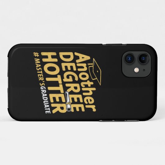 別の学位ホッタマスターの学位の卒業 Case-Mate iPhoneケース (裏面(横))
