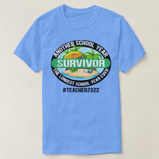 別の学年生存者先生2022 Tシャツ (デザイン正面)