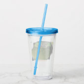 別の寸法3Dに交差 アクリルタンブラー (裏面)