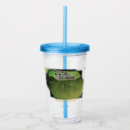 別の寸法3Dに交差 アクリルタンブラー