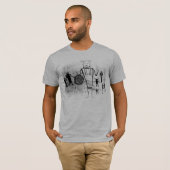 別の岩石彫刻 Tシャツ (正面フル)