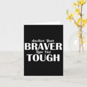 別の年のブレイバー型1強い糖尿病ダイバー カード (黄色い花)