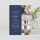 別の年への応援、新年の写真カード シーズンカード (スタンド正面)