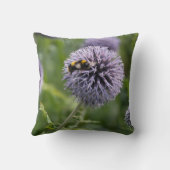 別の忙しく小さい生き物が付いている枕 クッション (裏面)