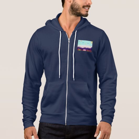 別の惑星での生活 Zip-Up パーカー パーカ (正面)