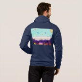 別の惑星での生活 Zip-Up パーカー パーカ (裏面フル)