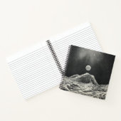 別の惑星宇宙イラストレーション ノートブック (内部)