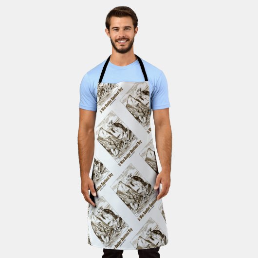 別の感情的な日だったアリス・モックカメ エプロン (着用した状態)