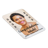 別の教育を受けた黒人女性2022卒業写真 マグネット (右側)