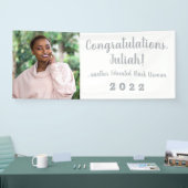 別の教育を受けた黒人女性2022年の卒業写真 横断幕 (トレードショー)